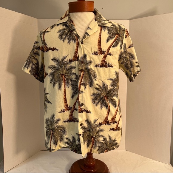 JRC 100% Cotton Mens Hawaiian Shirt Size Medium , Palm Trees. - Picture 7 of 7